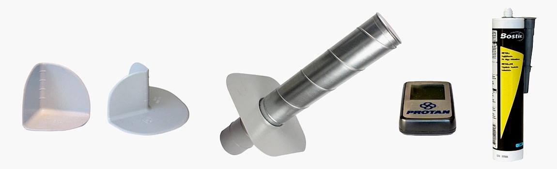 Radon Koruması için Protan Hazır Aksesuarlar